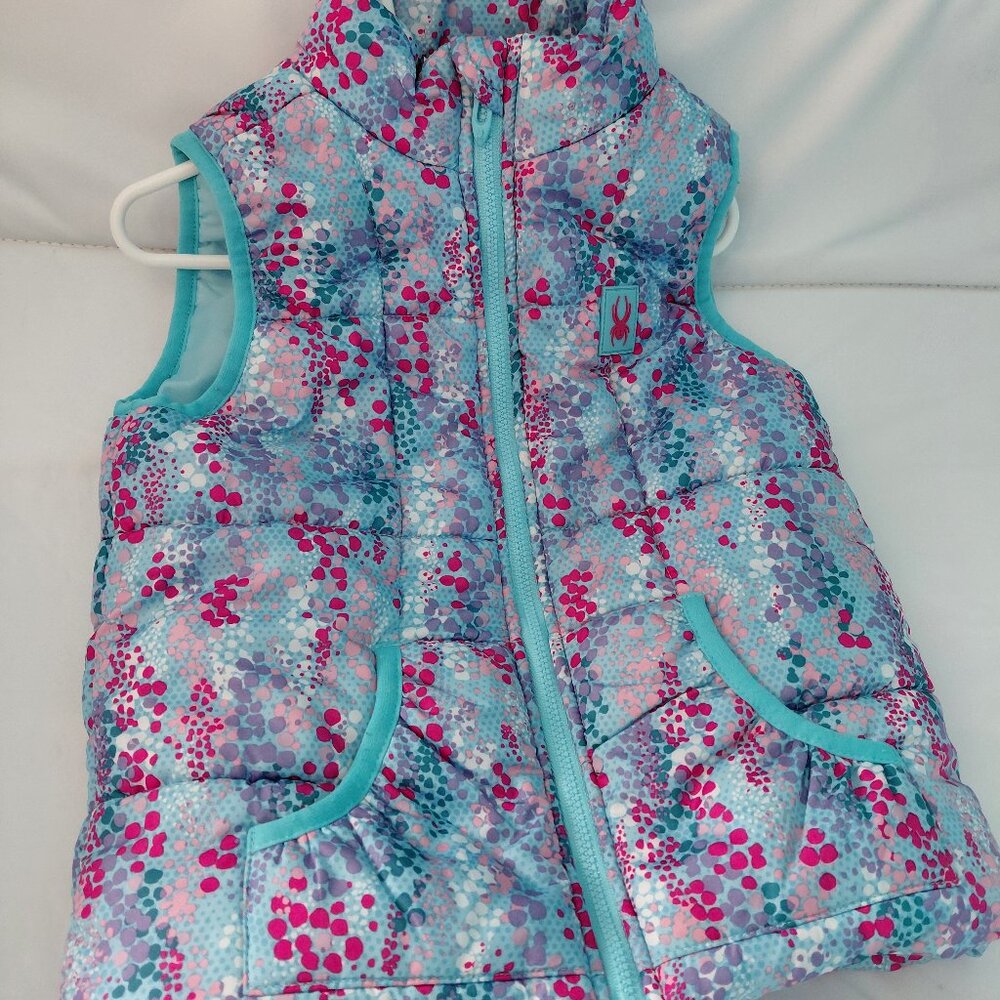Spyder brand girls vest size 5
